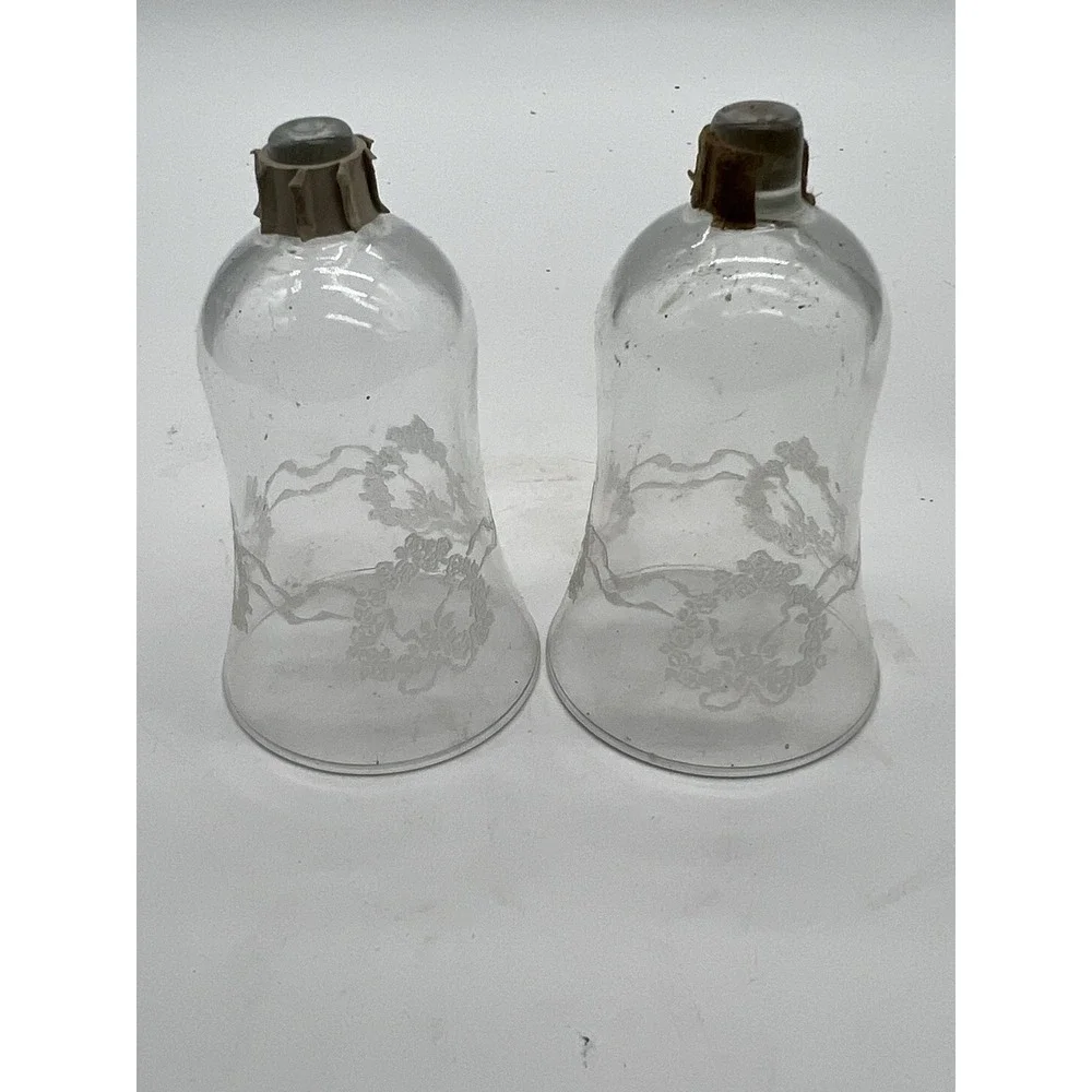 Home Interiors Set Of 2 Heart Wreath And Ribbons Votive‎ *Holders Not Included*